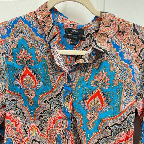 J. Crew Pattern Button Down - Picture 3 of 10